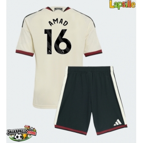 Manchester United Amad Diallo #16 Kolmaspaita Lapsille 2026-27 Lyhythihainen (+ shortsit)